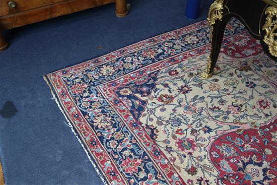 A Tabriz carpet, 13ft 2in by 9ft 4in.